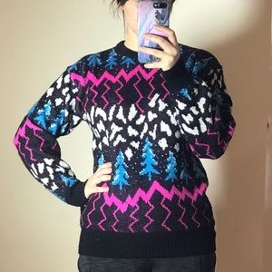 Vintage 80’s Tree Sweater